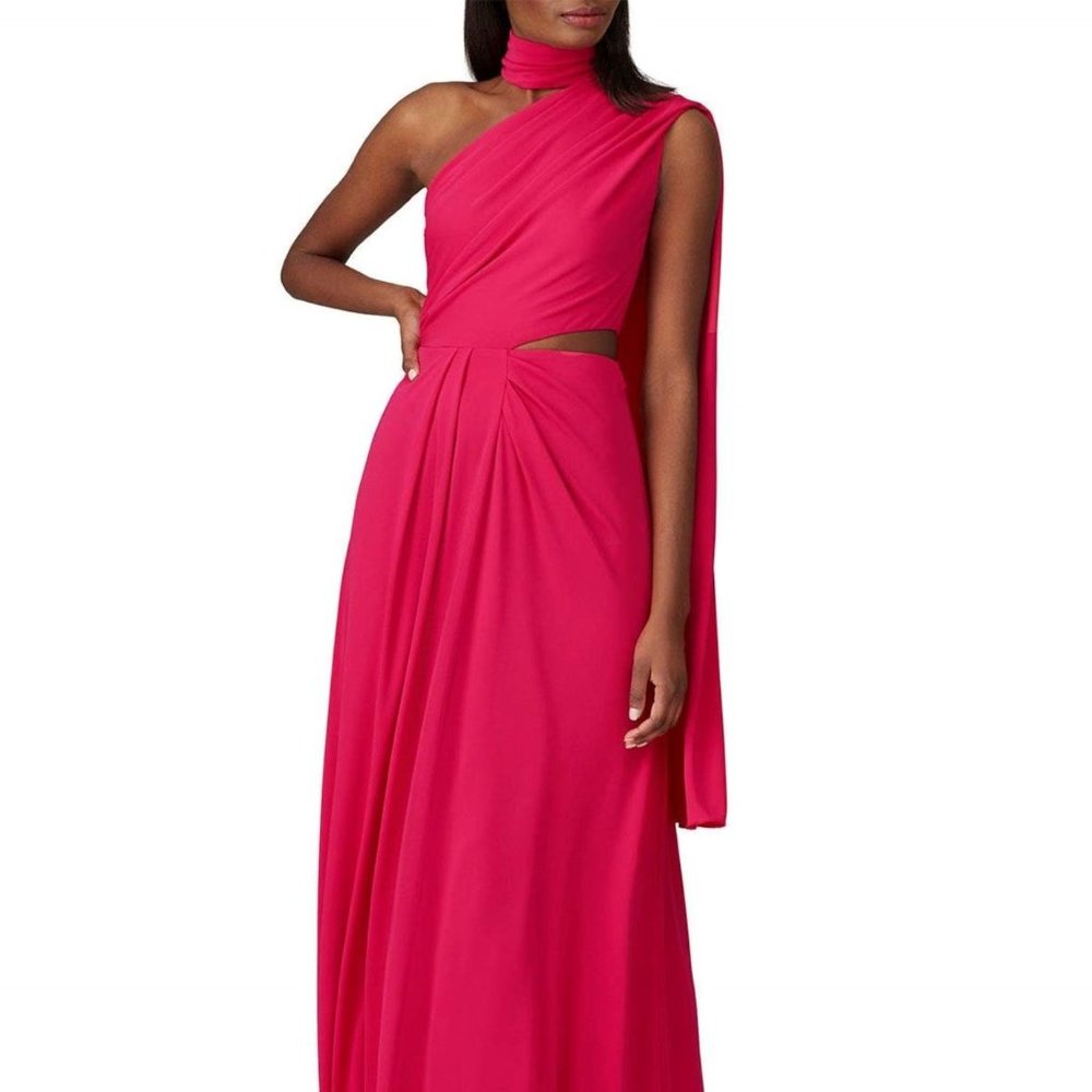 Formal Dress - Saloni, Size 8, Magenta